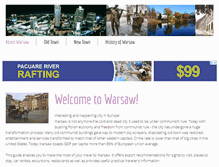 Tablet Screenshot of explorewarsaw.com